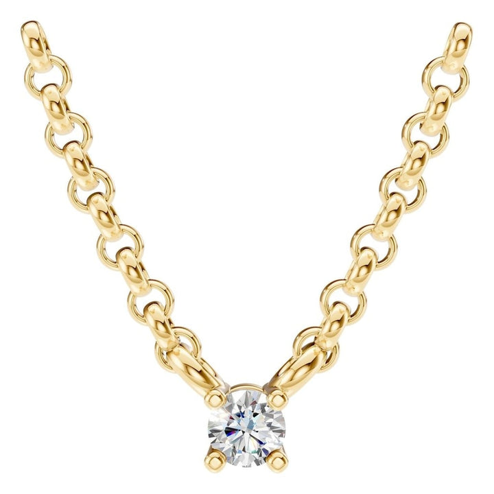 Solitaire Necklace Mounting - Round 2.5mm