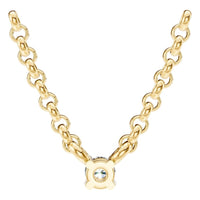NE-1052 Yellow Gold Necklace SET - BACK