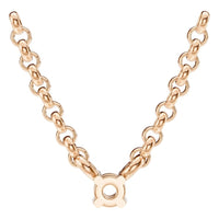 NE-1052 Rose Gold Necklace UNSET - BACK