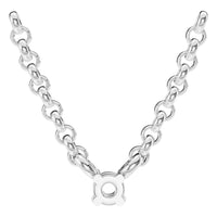 NE-1052 White Gold Necklace UNSET - BACK