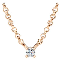 NE-1052 Rose Gold Necklace SET - Main View