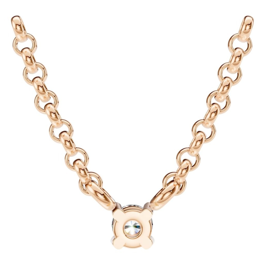 NE-1052 Rose Gold Necklace SET - BACK