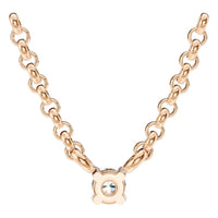NE-1052 Rose Gold Necklace SET - BACK