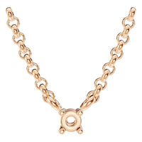 NE-1052 Rose Gold Necklace UNSET - Main View