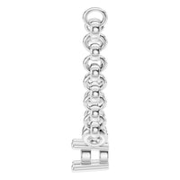 NE-1052 White Gold Necklace UNSET - Side View