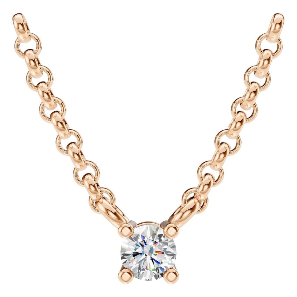 NE-1052 Rose Gold Necklace SET - Main View