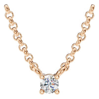 NE-1052 Rose Gold Necklace SET - Main View