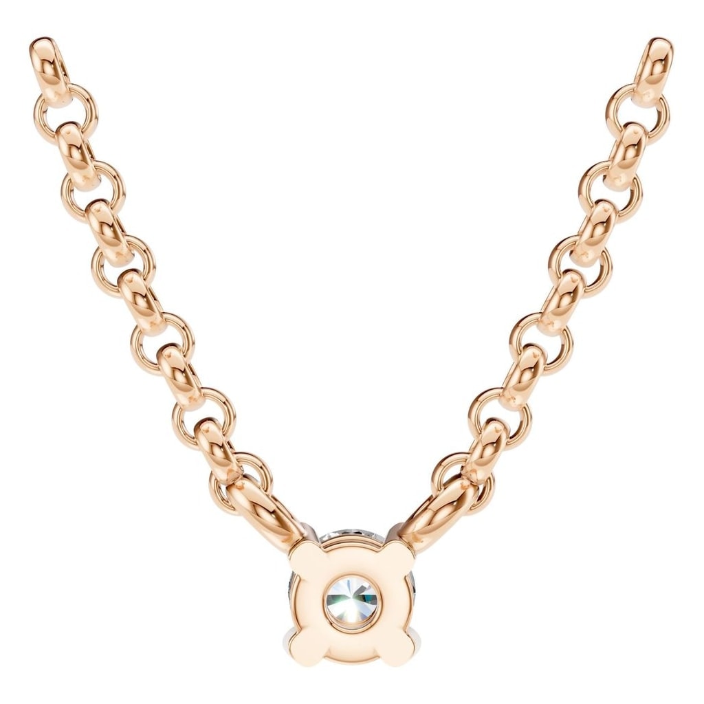 NE-1052 Rose Gold Necklace SET - BACK