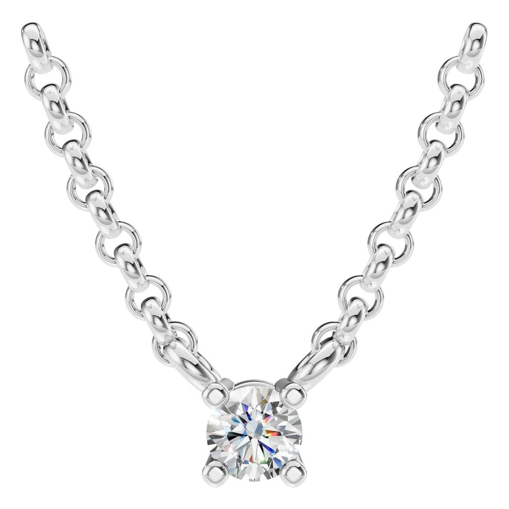 NE-1052 White Gold Necklace SET - Main View