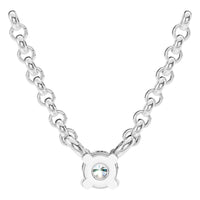 NE-1052 White Gold Necklace SET - BACK