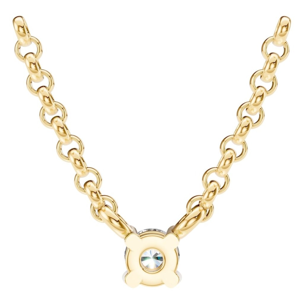 NE-1052 Yellow Gold Necklace SET - BACK