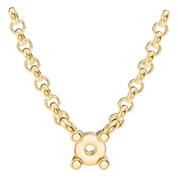 NE-1052 Yellow Gold Necklace UNSET - Main View