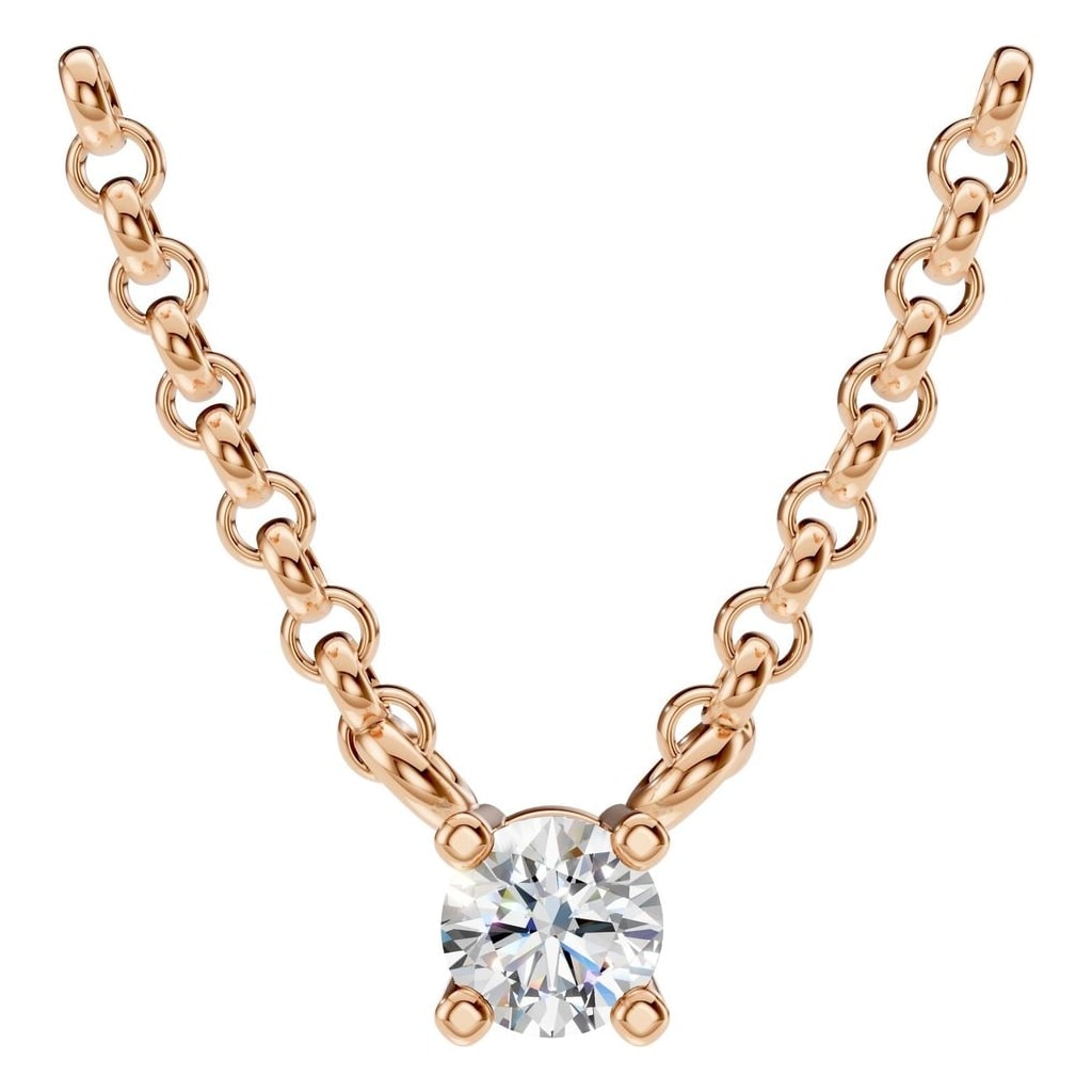 NE-1052 Rose Gold Necklace SET - Main View
