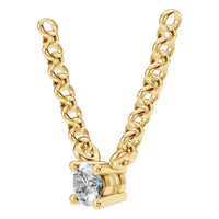 NE-1052 Yellow Gold Necklace SET - ANGLE