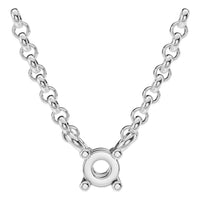 NE-1052 White Gold Necklace UNSET - Main View