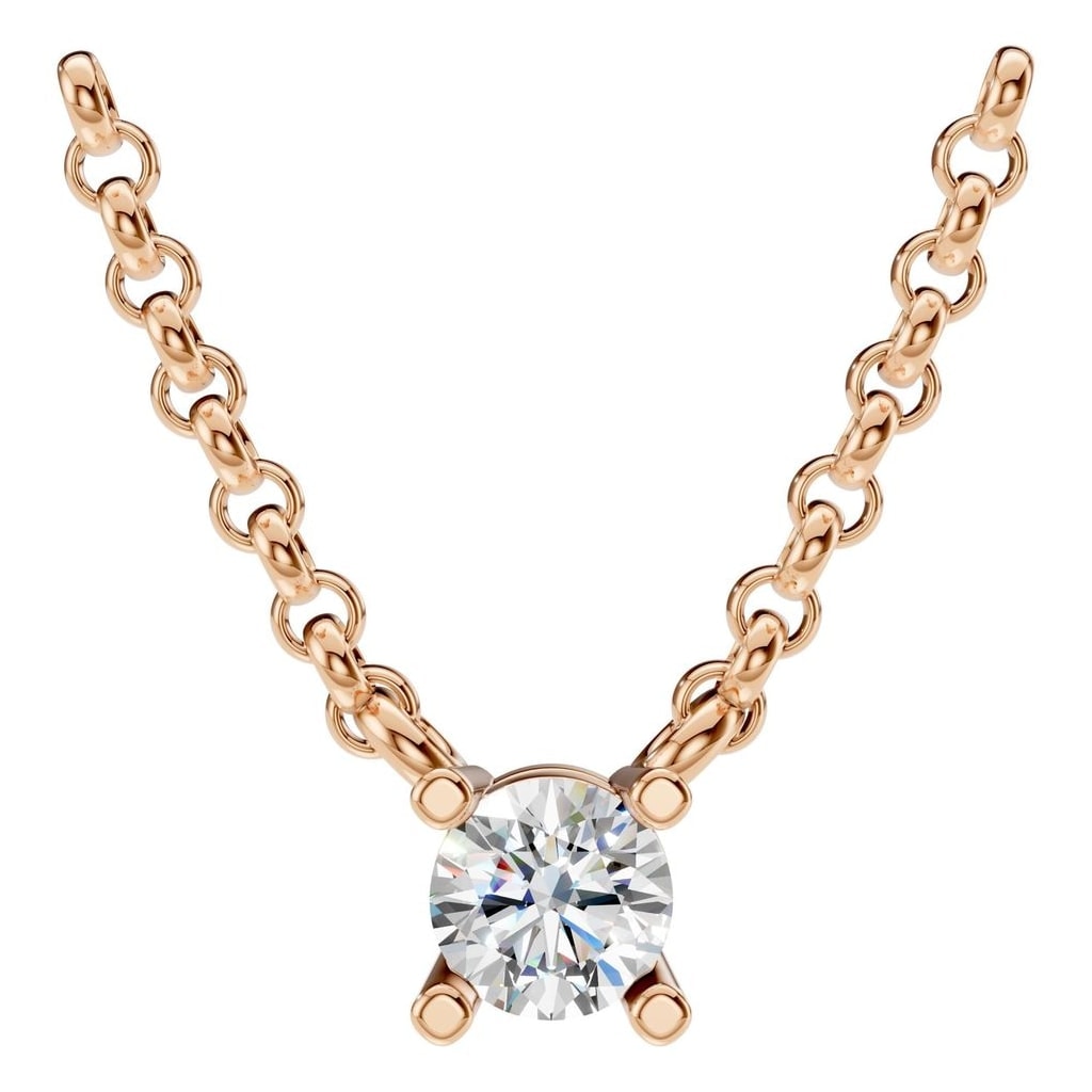 NE-1052 Rose Gold Necklace SET - Main View
