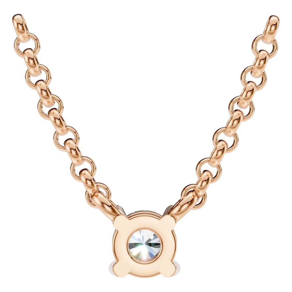 NE-1052 Rose Gold Necklace SET - BACK
