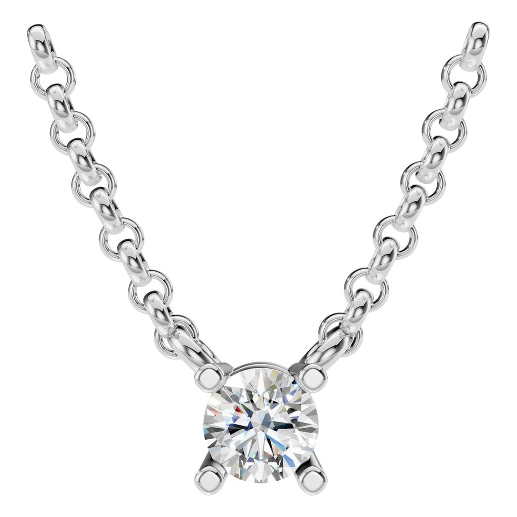 NE-1052 White Gold Necklace SET - Main View