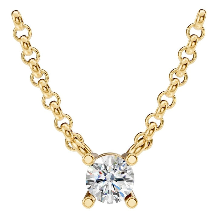 Solitaire Necklace Mounting - Round 3.50-3.75mm