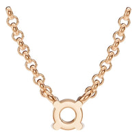 NE-1052 Rose Gold Necklace UNSET - BACK