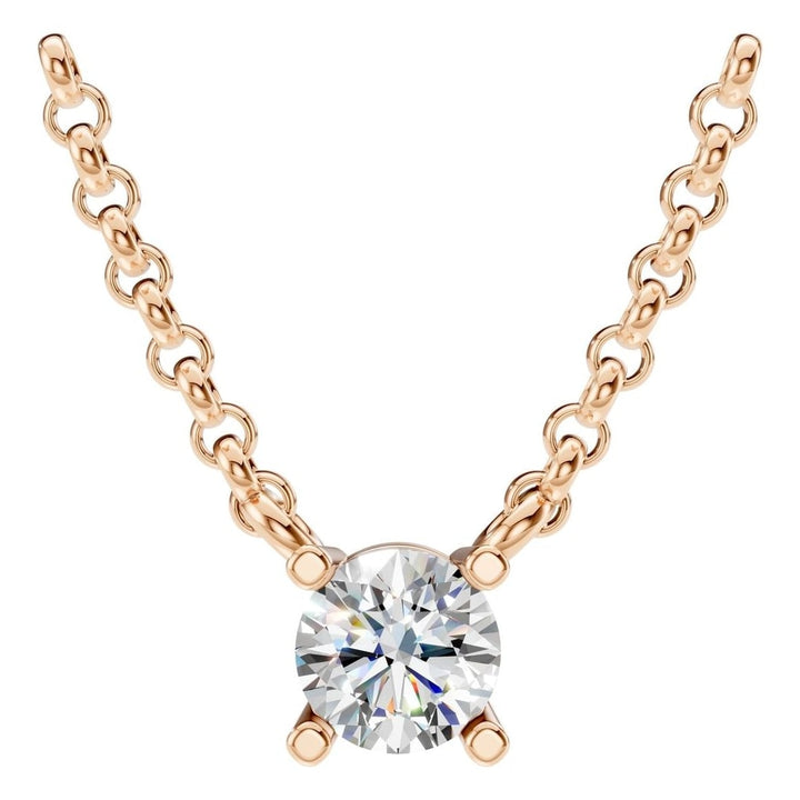 Solitaire Necklace Mounting - Round 4.00-4.50mm