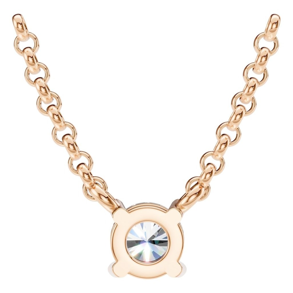 NE-1052 Rose Gold Necklace SET - BACK