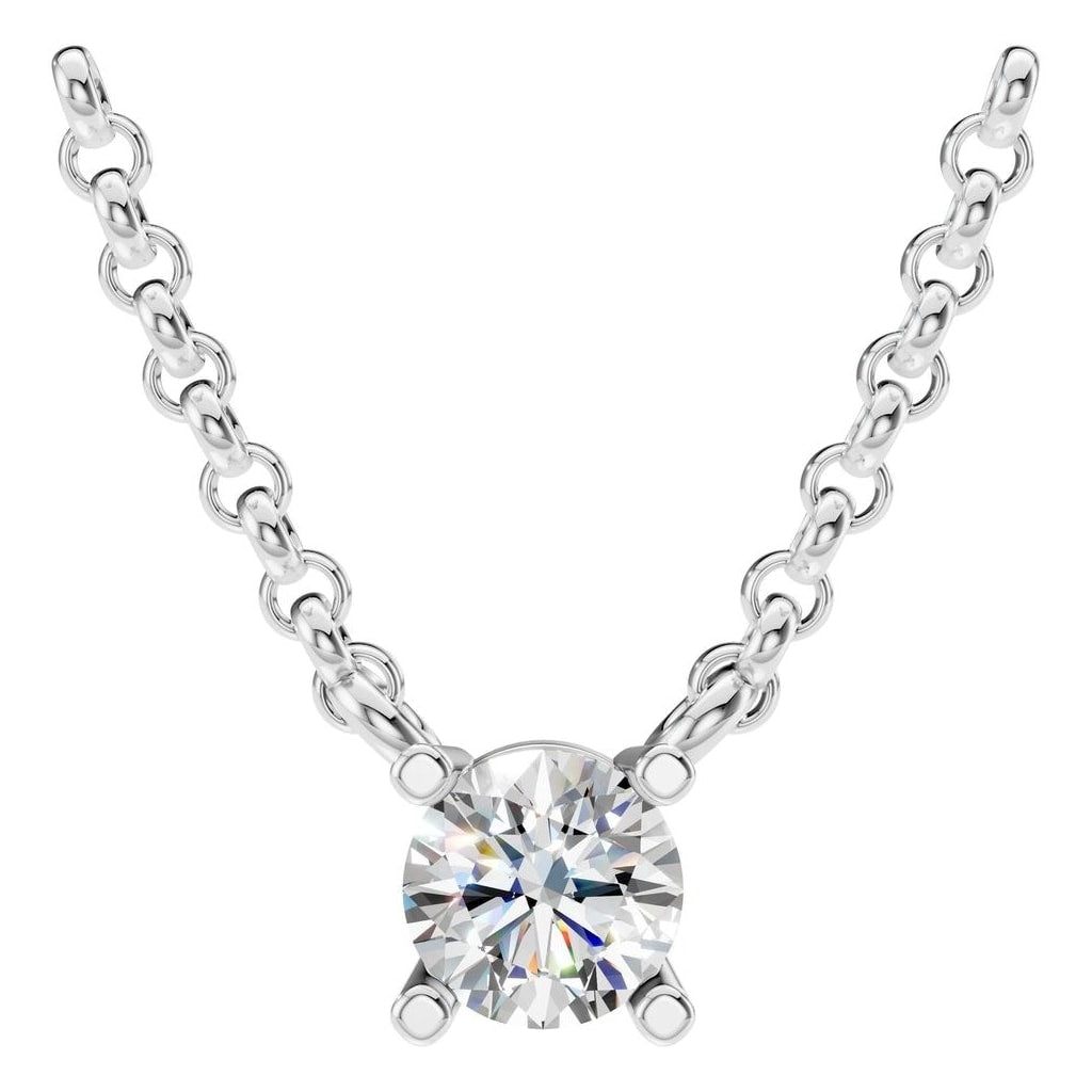 NE-1052 White Gold Necklace SET - Main View