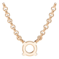 NE-1052 Rose Gold Necklace UNSET - BACK