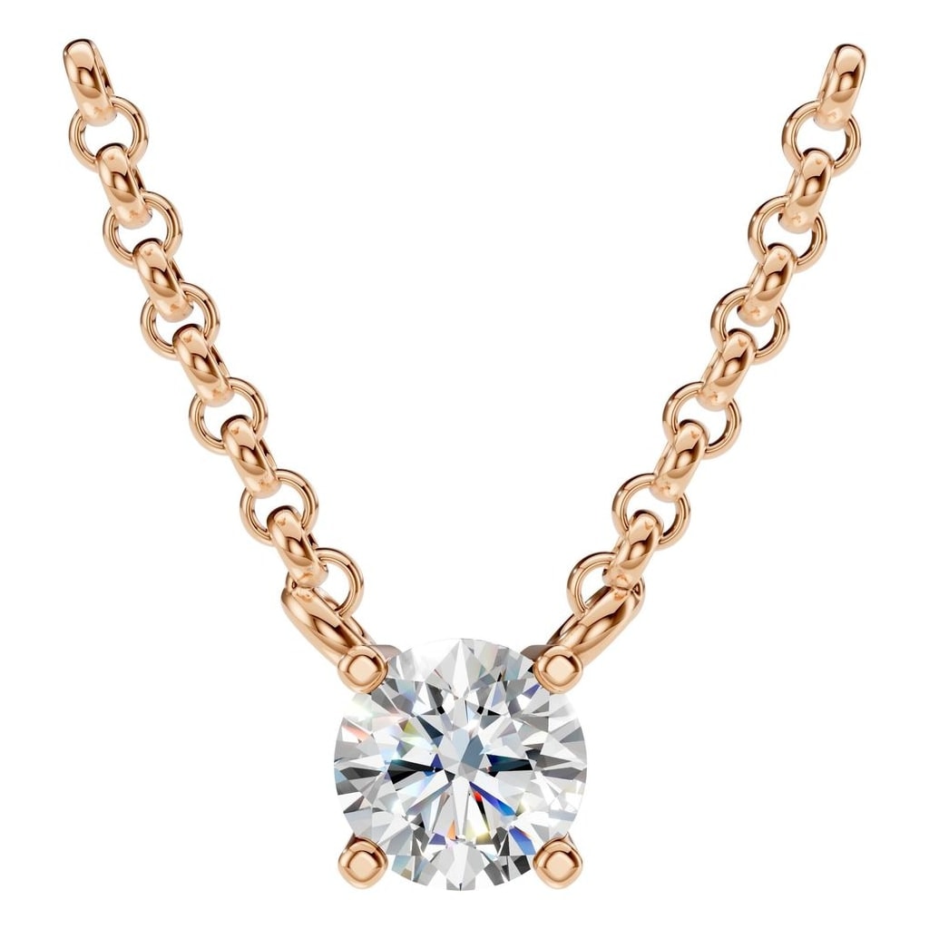 NE-1052 Rose Gold Necklace SET - Main View
