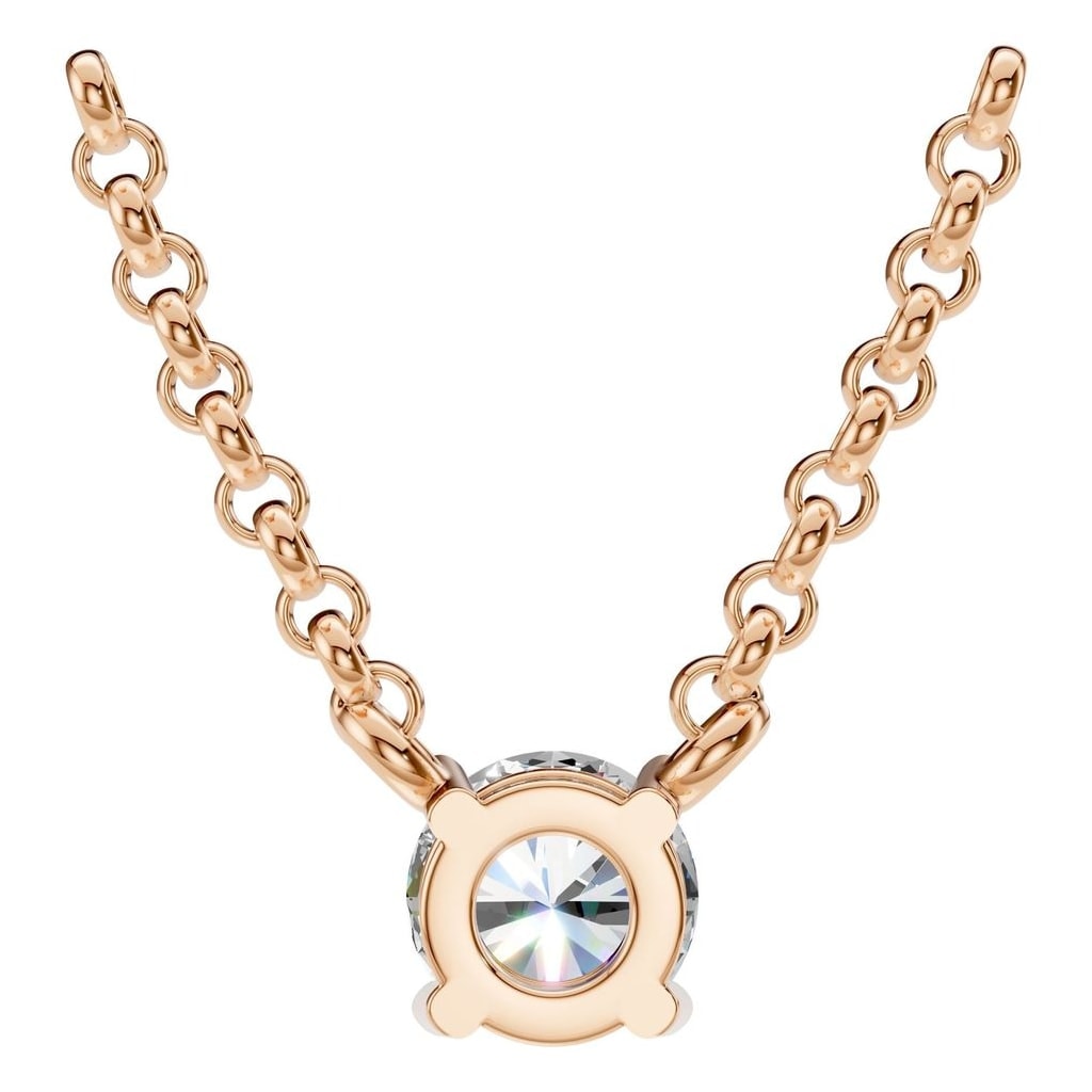 NE-1052 Rose Gold Necklace SET - BACK