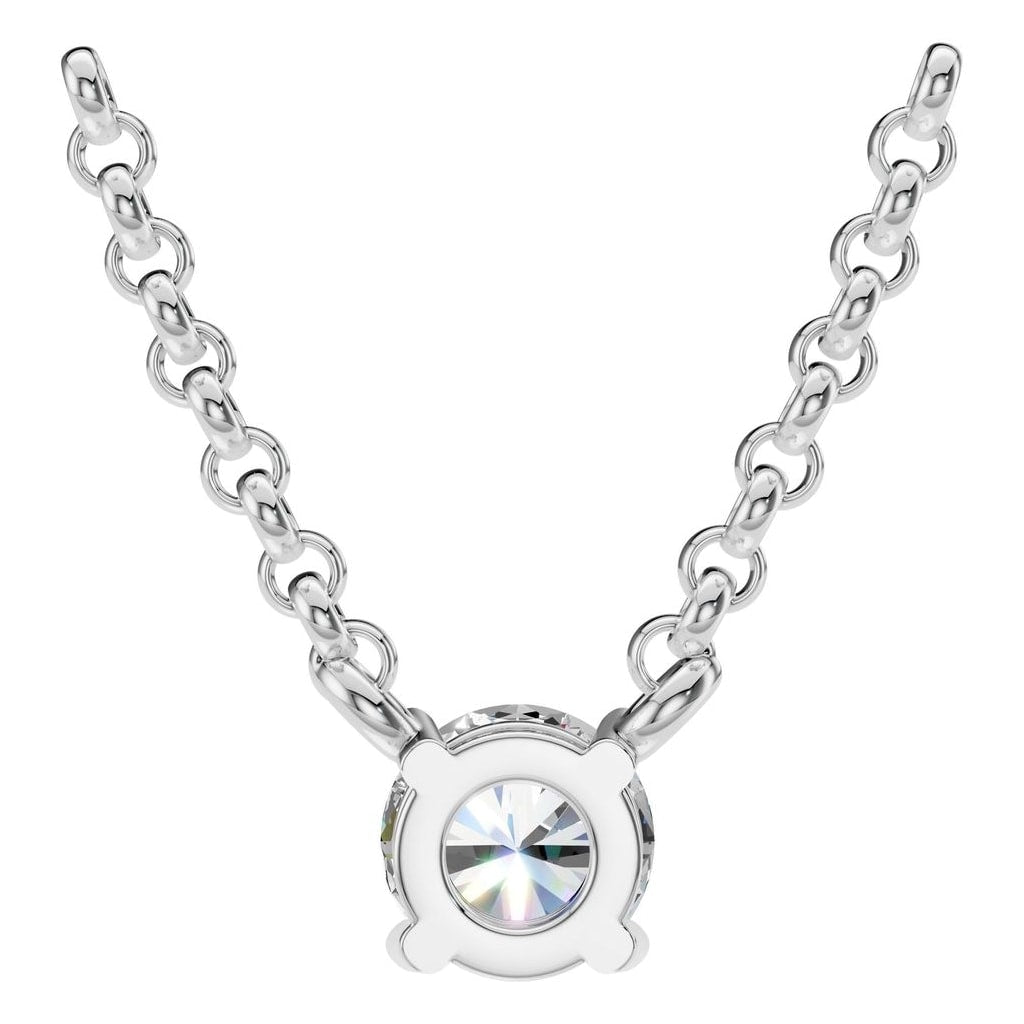 NE-1052 White Gold Necklace SET - BACK