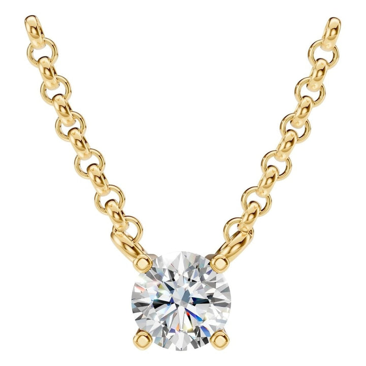 Solitaire Necklace Mounting - Round 4.50-4.75mm