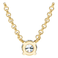 NE-1052 Yellow Gold Necklace SET - BACK