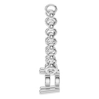 NE-1052 White Gold Necklace UNSET - Side View