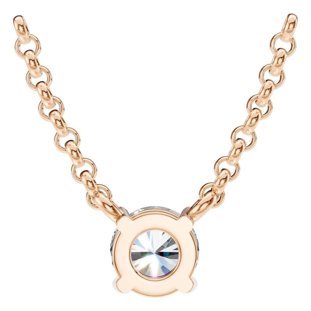 NE-1052 Rose Gold Necklace SET - BACK