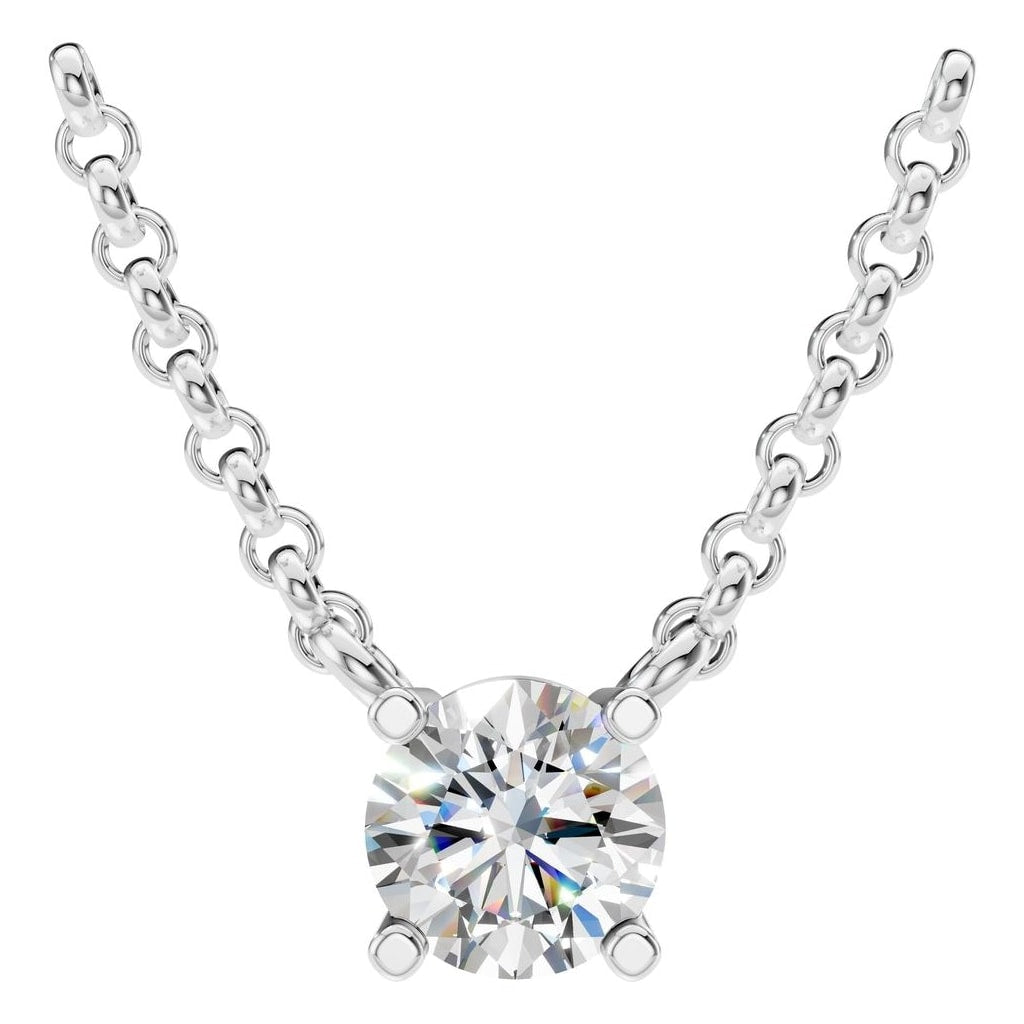 NE-1052 White Gold Necklace SET - Main View