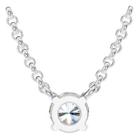 NE-1052 White Gold Necklace SET - BACK