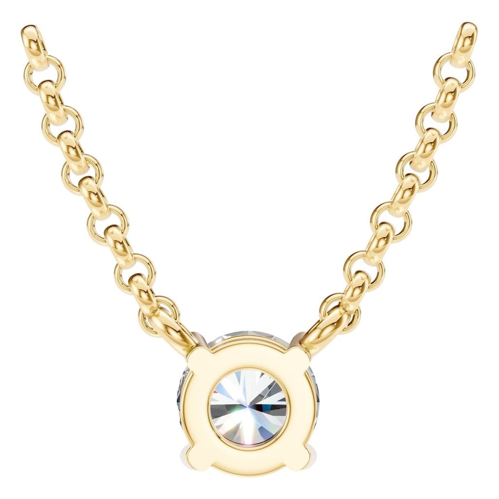 NE-1052 Yellow Gold Necklace SET - BACK