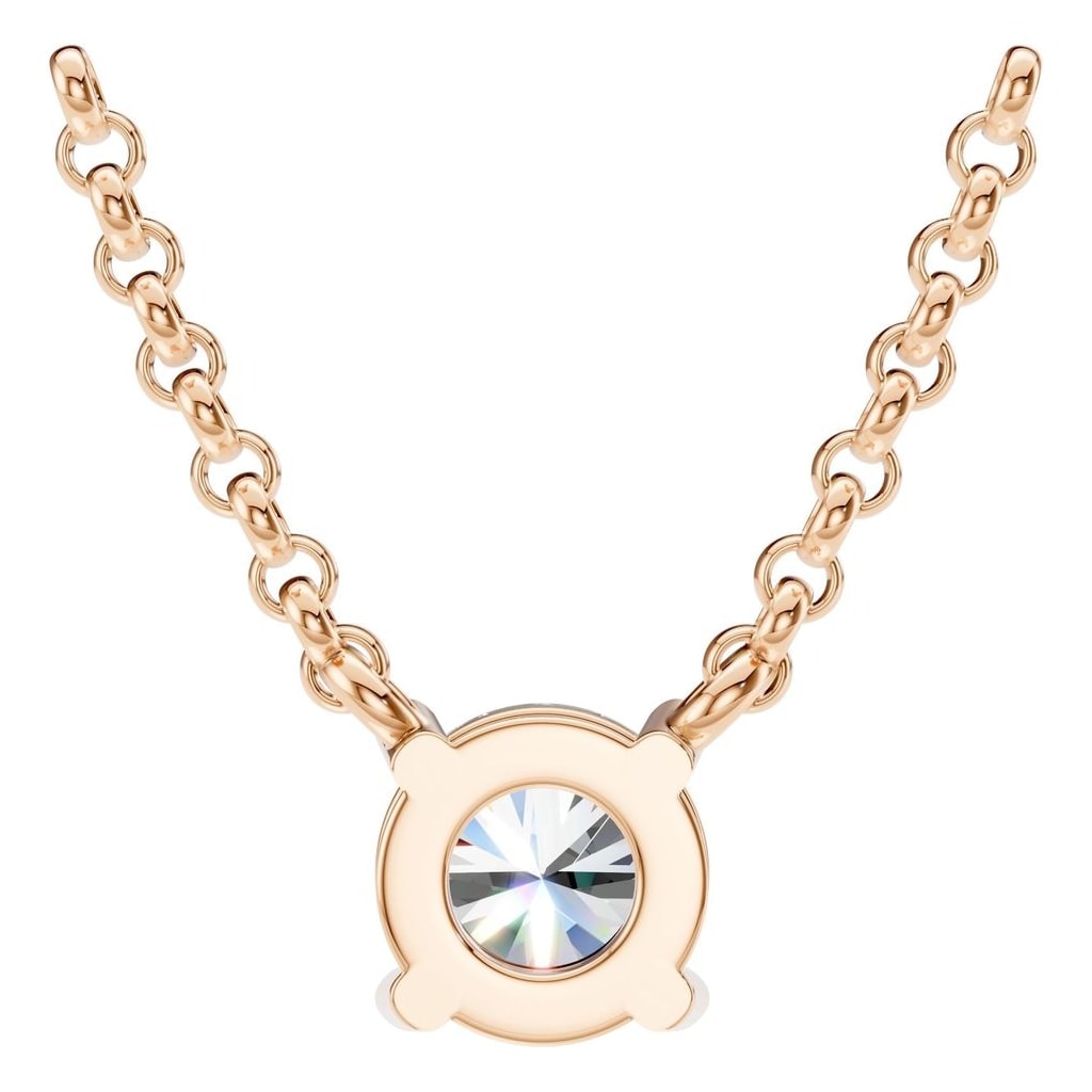 NE-1052 Rose Gold Necklace SET - BACK