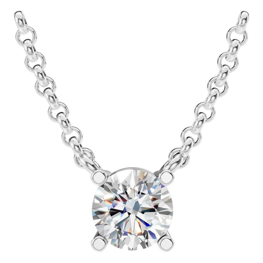 NE-1052 White Gold Necklace SET - Main View