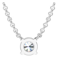 NE-1052 White Gold Necklace SET - BACK