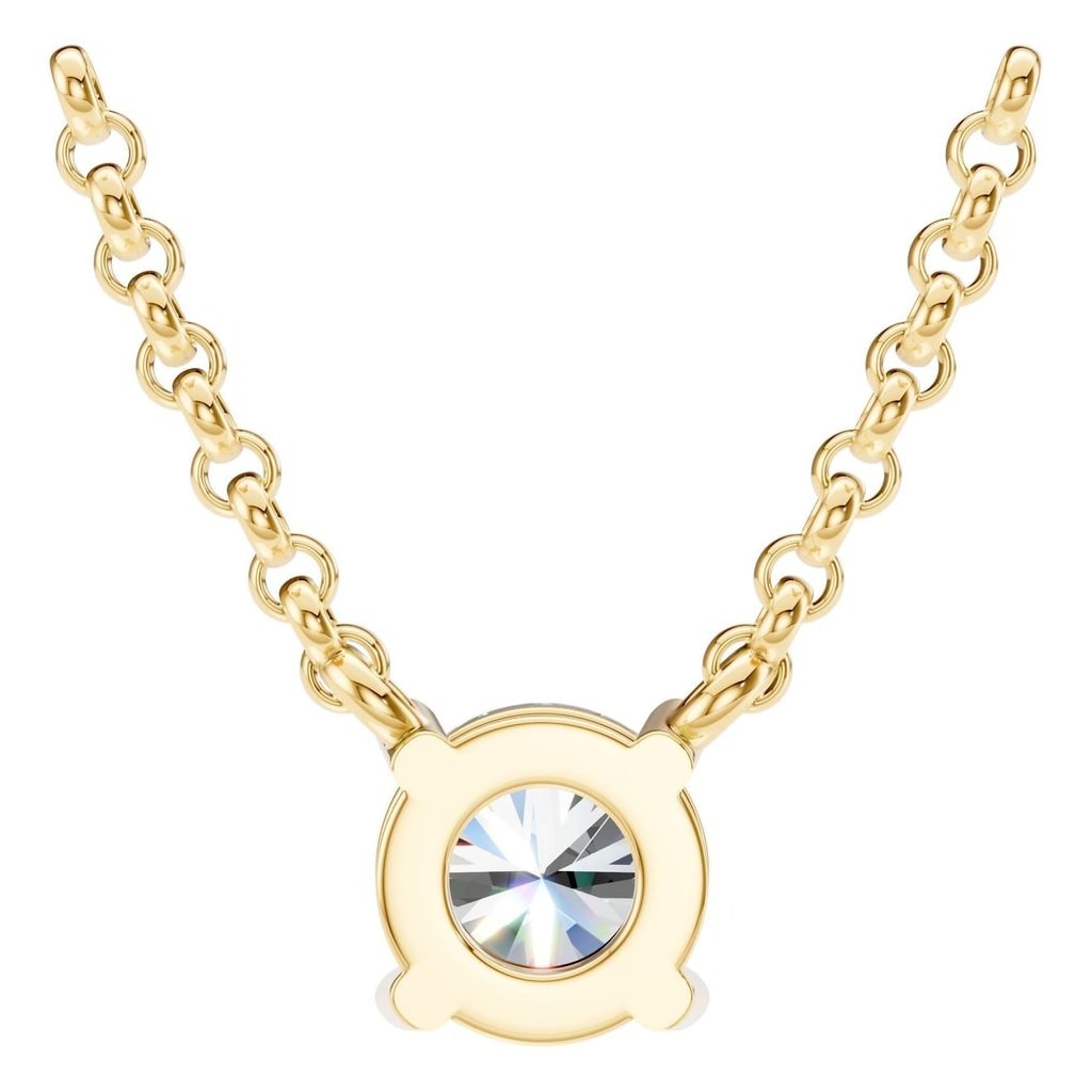 NE-1052 Yellow Gold Necklace SET - BACK