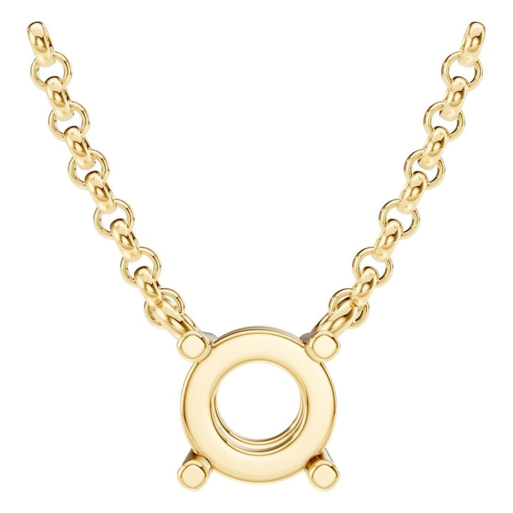 Solitaire Necklace Mounting - Round 5.1mm
