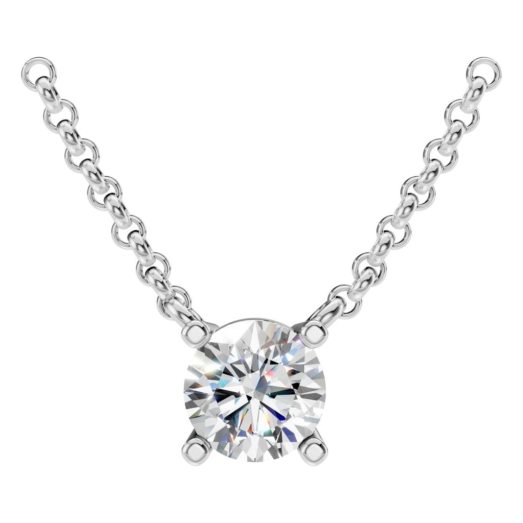 NE-1052 White Gold Necklace SET - Main View