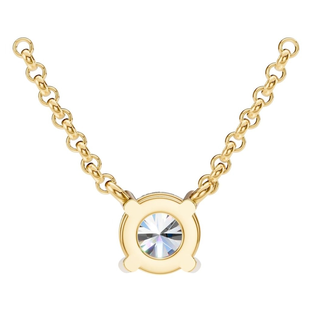 NE-1052 Yellow Gold Necklace SET - BACK