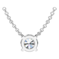 NE-1052 White Gold Necklace SET - BACK