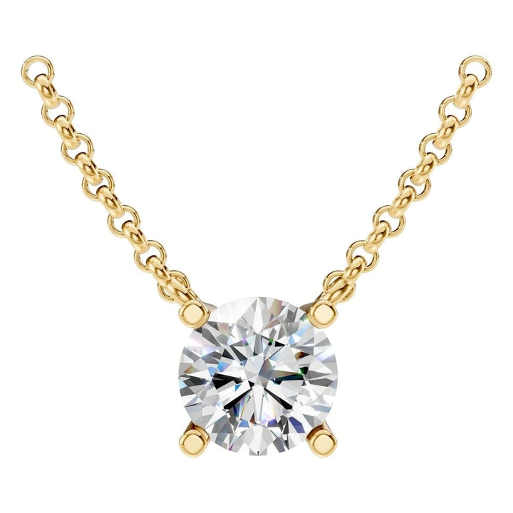 Solitaire Necklace Mounting - Round 6.10-6.75mm