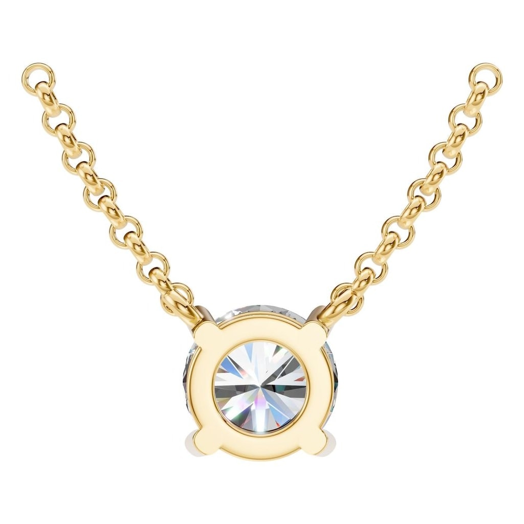 NE-1052 Yellow Gold Necklace SET - BACK