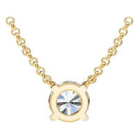 NE-1052 Yellow Gold Necklace SET - BACK