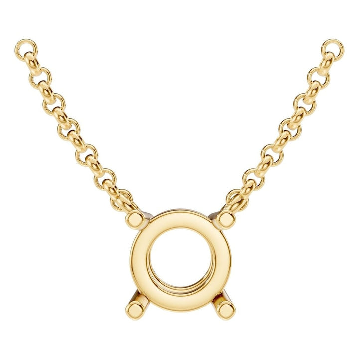 Solitaire Necklace Mounting - Round 6.10-6.75mm